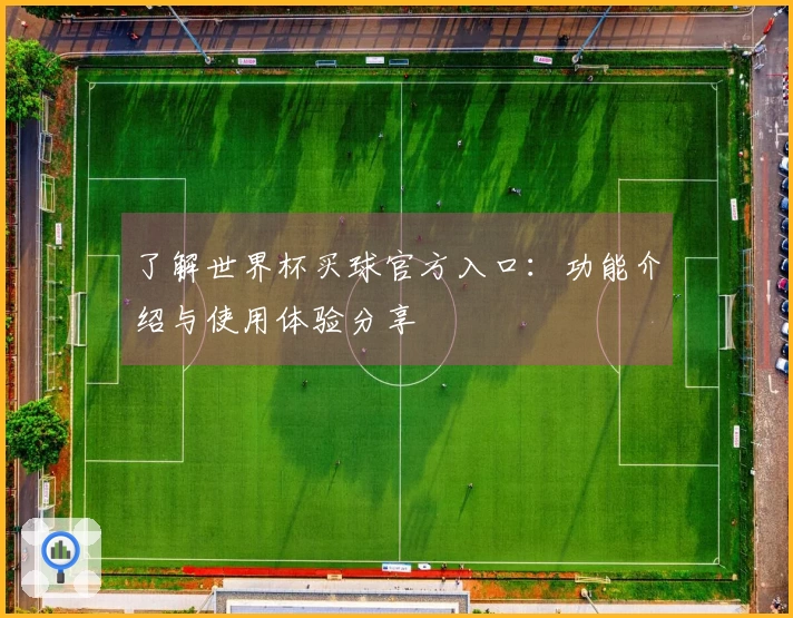 了解世界杯买球官方入口：功能介绍与使用体验分享